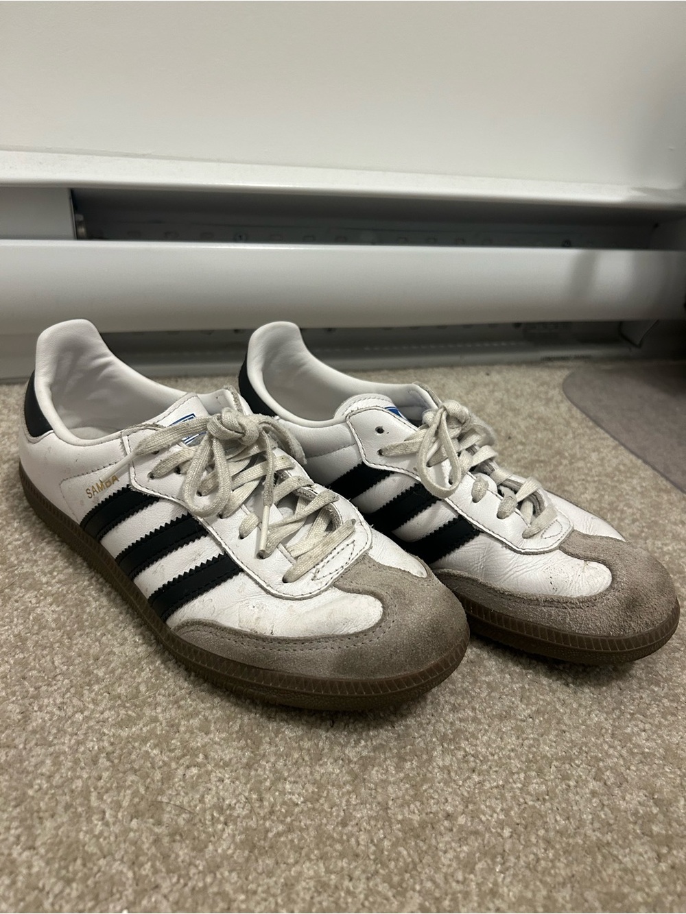 adidas Samba Sneakers - White, Black, Brown